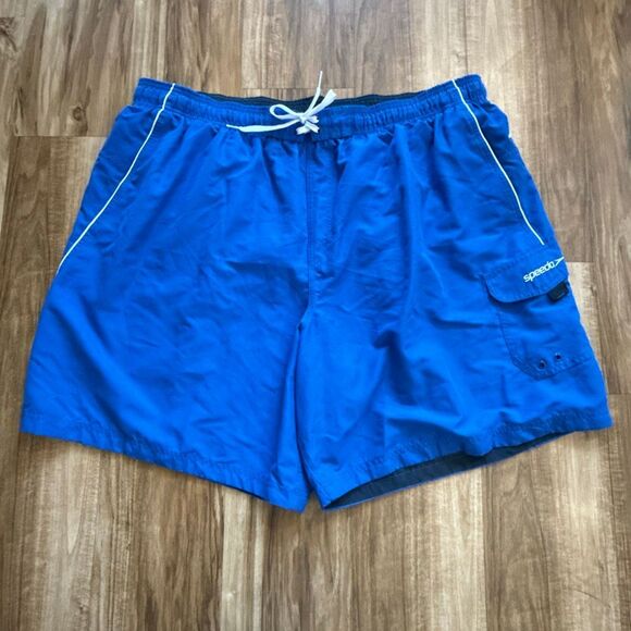 Speedo Mens Swim Trunk Knee Length Marina Sport Volley Size 4XL - Picture 2 of 6